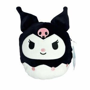 Squishmallows Sanrio Kuromi 8” Plush White Bunny Black Jester Hat NWT Soft Toy